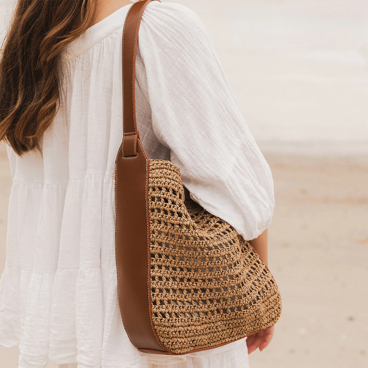 Louisa Shoulder Bag Natural Tan