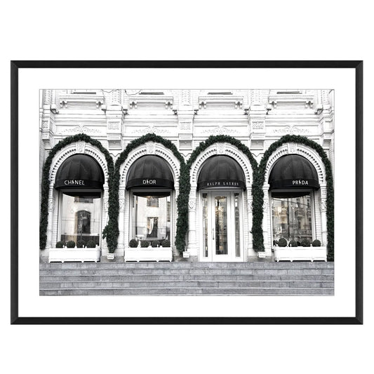 Luxe Glass Framed Print