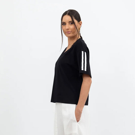Motion Moods V Tee Black