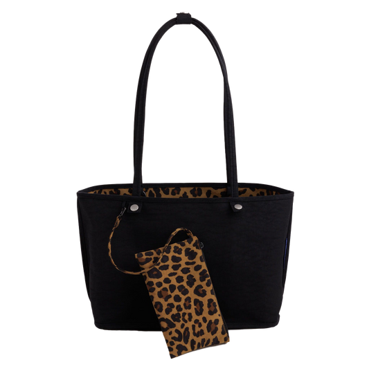 Baggu Medium Reversible Tote Leopard Mix