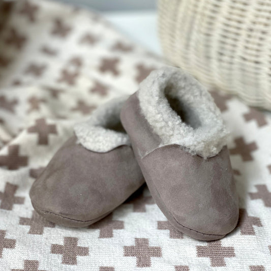 Mink Suede Lambskin Booties