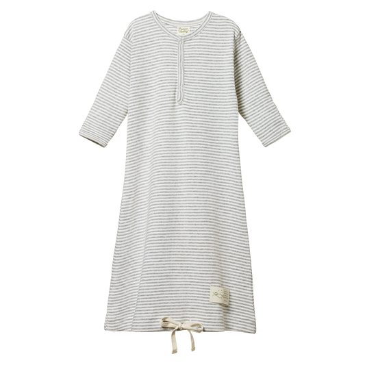Sleeping Gown Marl Stripe