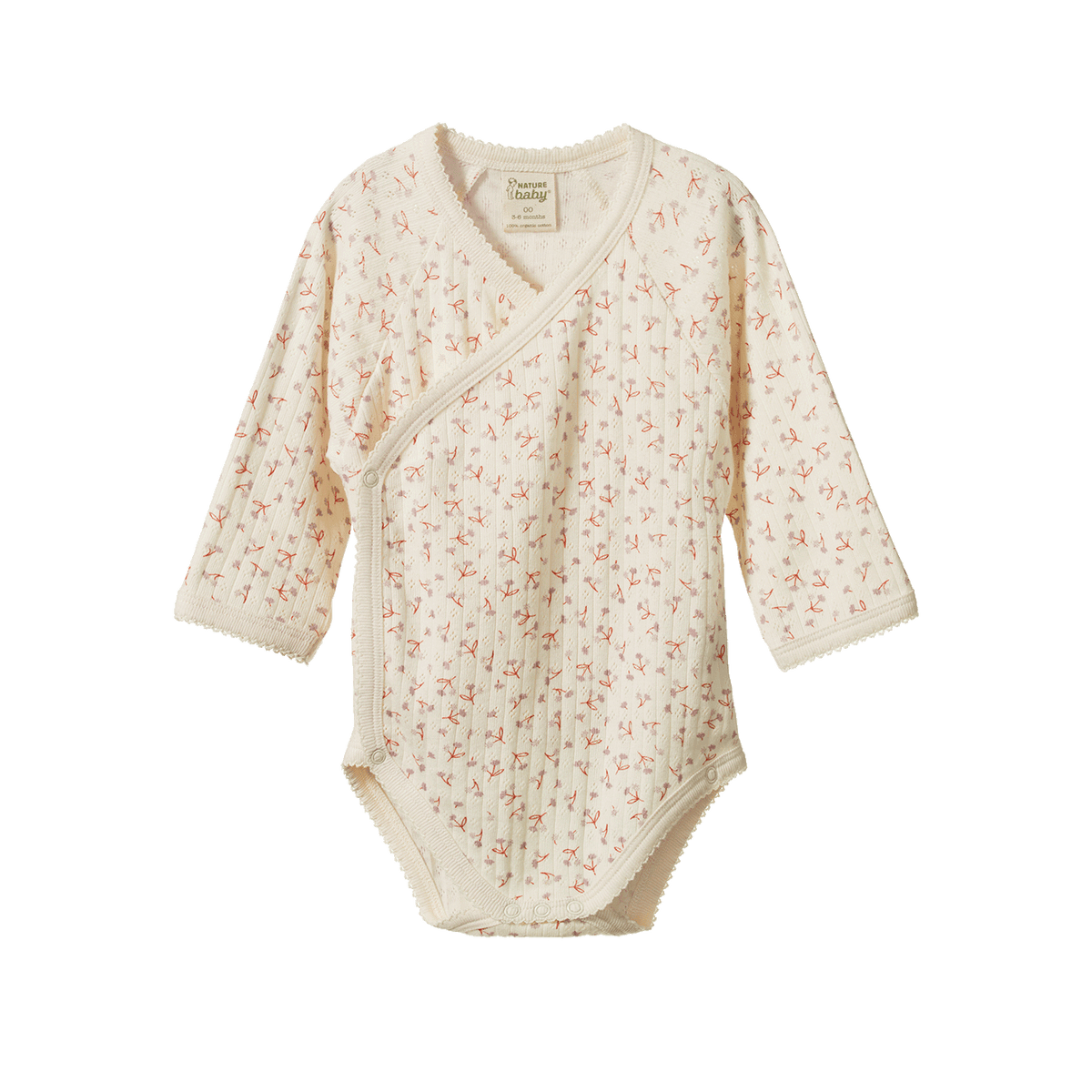 Kimono Bodysuit Pointelle Dandelion