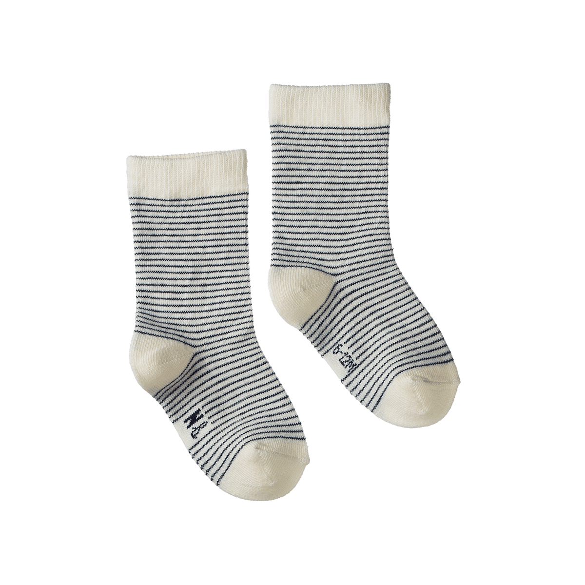 Organic Cotton Socks Navy Stripe