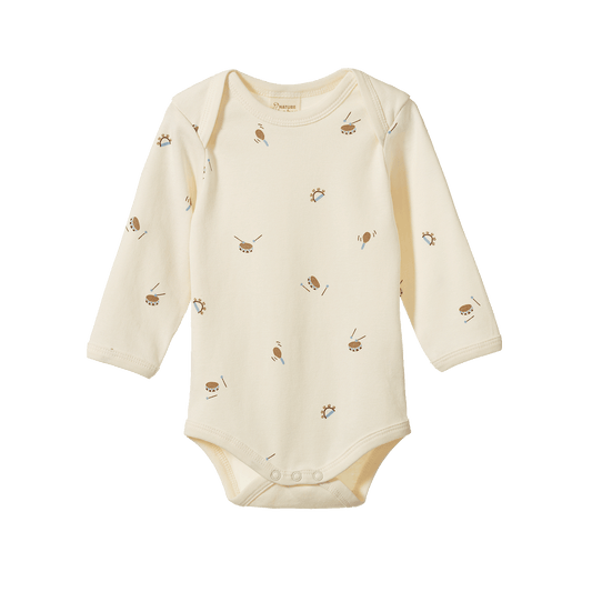 Long Sleeve Bodysuit Mini Music