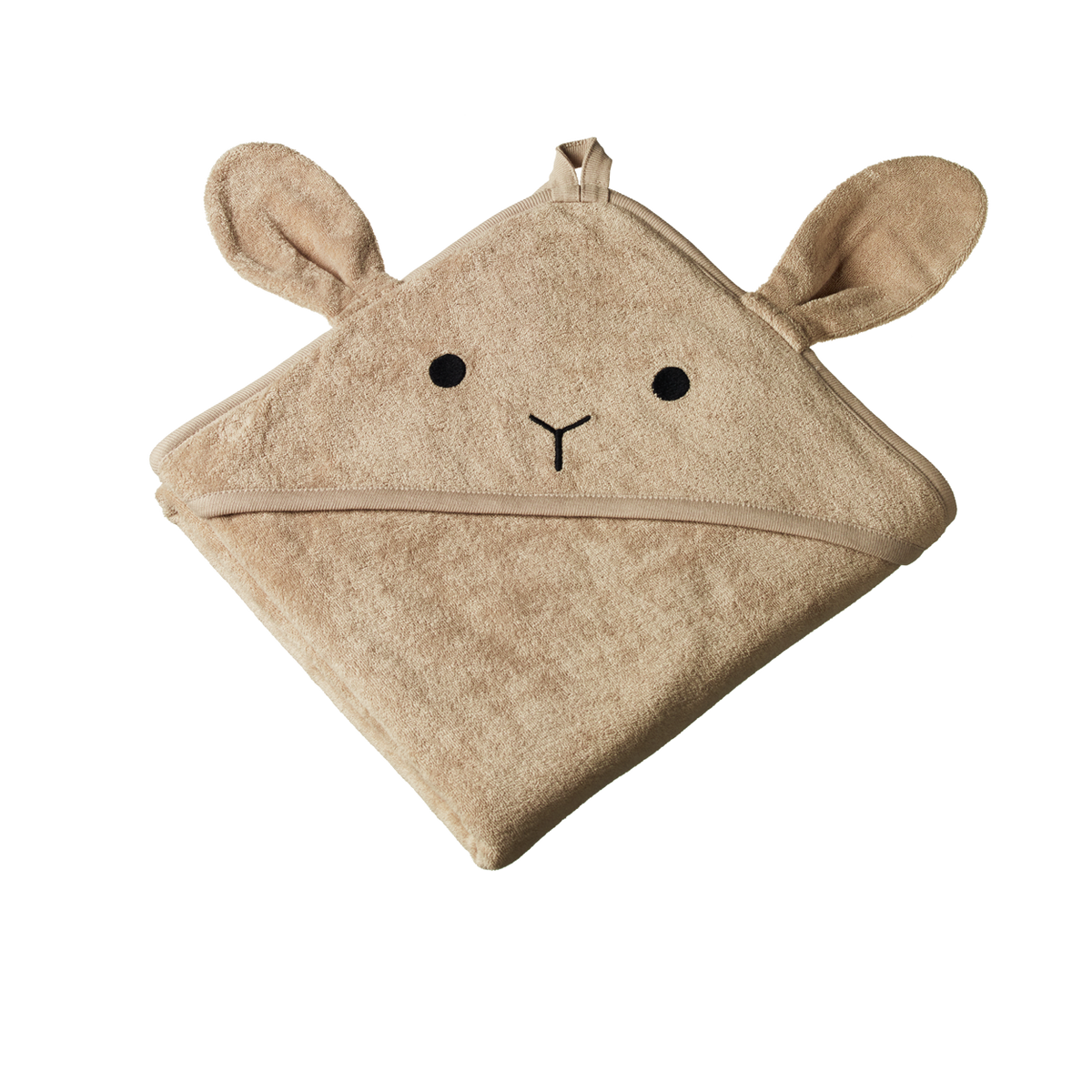 Bunny Hooded Towel Nougat