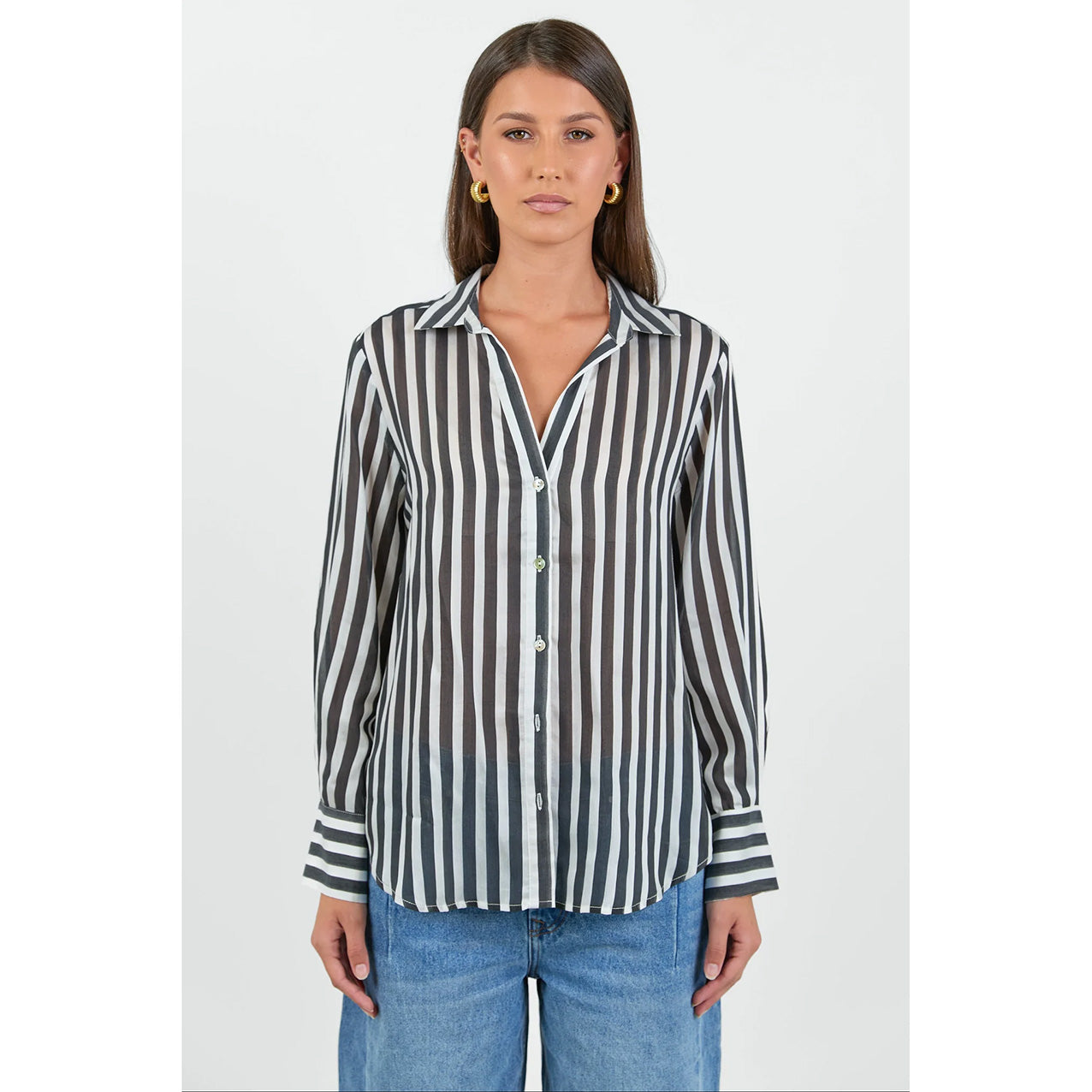 Narrative Black Stripe Shirt
