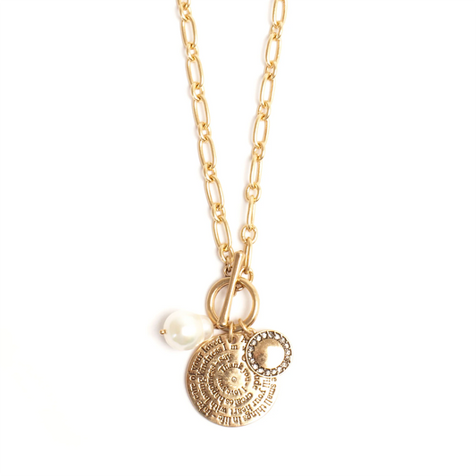 Note to Self Bunch Necklace Gold
