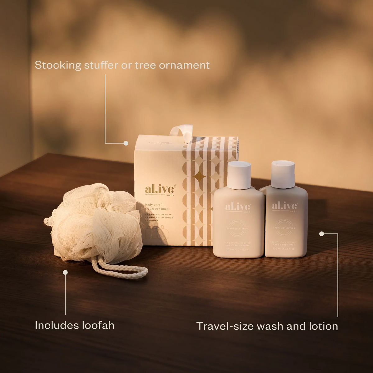 Holiday Body Care Travel Set Sea Cotton & Coconut
