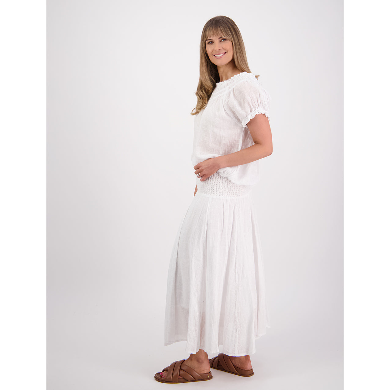Parson Skirt White
