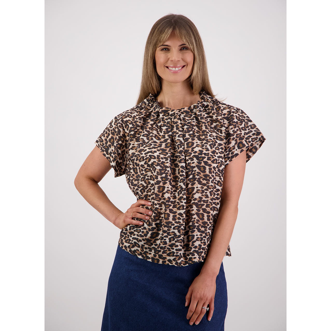 Pia Top Leopard