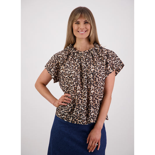 Pia Top Leopard
