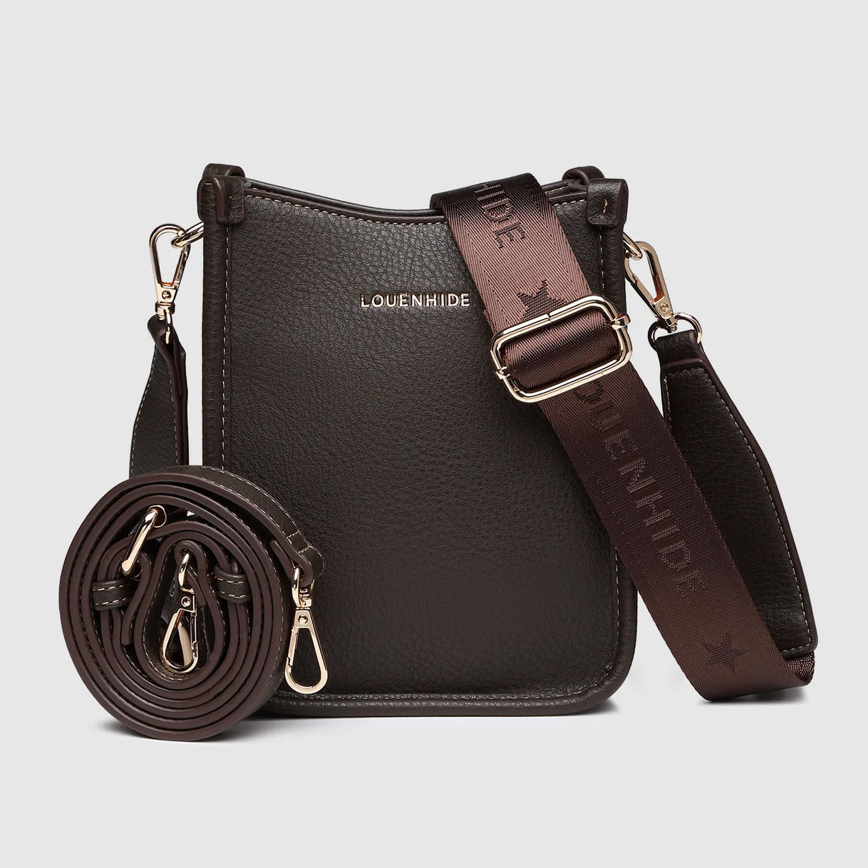 Parker Phone Crossbody Bag Chocolate