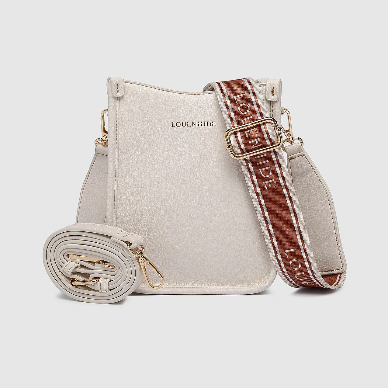 Louenhide Parker Logo Phone Bag Vanilla