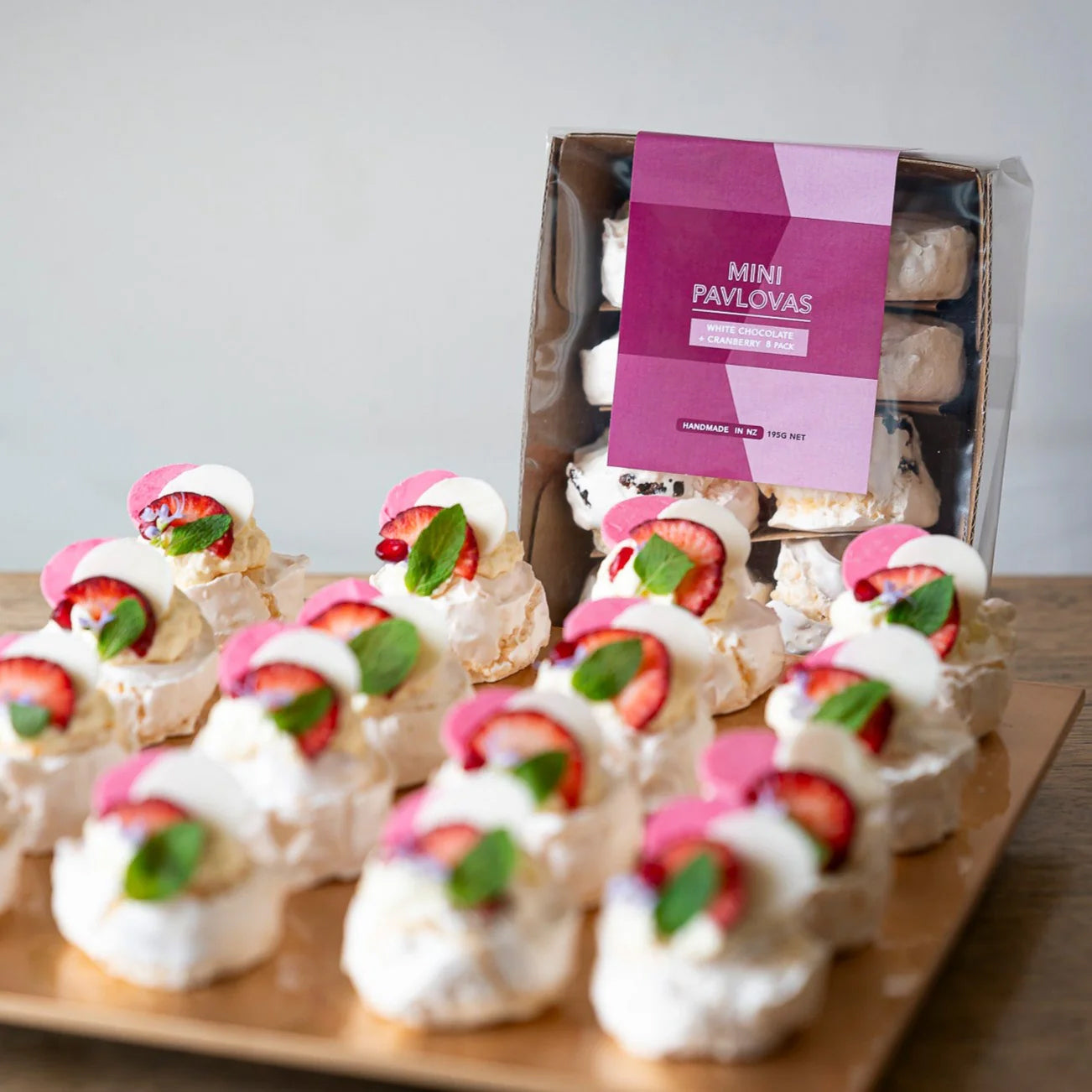 Cranberry Mini Pavlovas 8 Pack