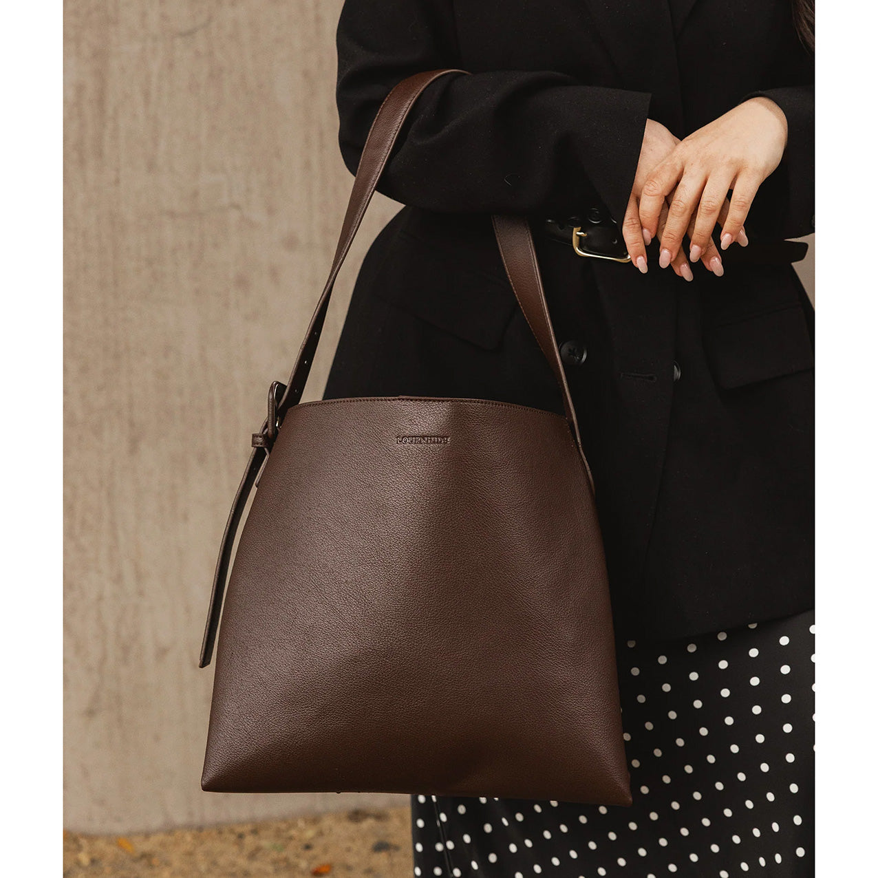 Peyton Shoulder Bag Chocolate