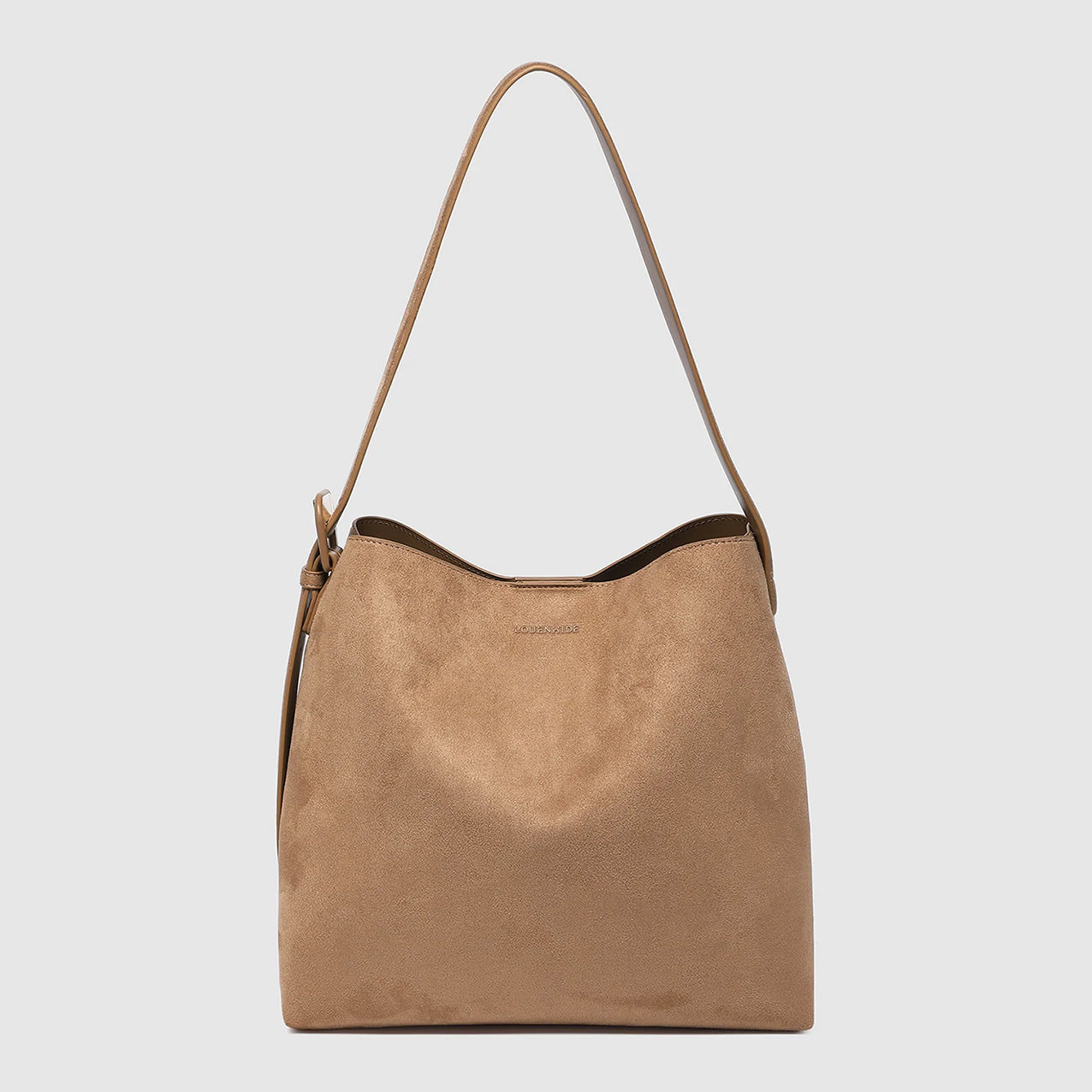 Peyton Suedette Shoulder Bag Honey