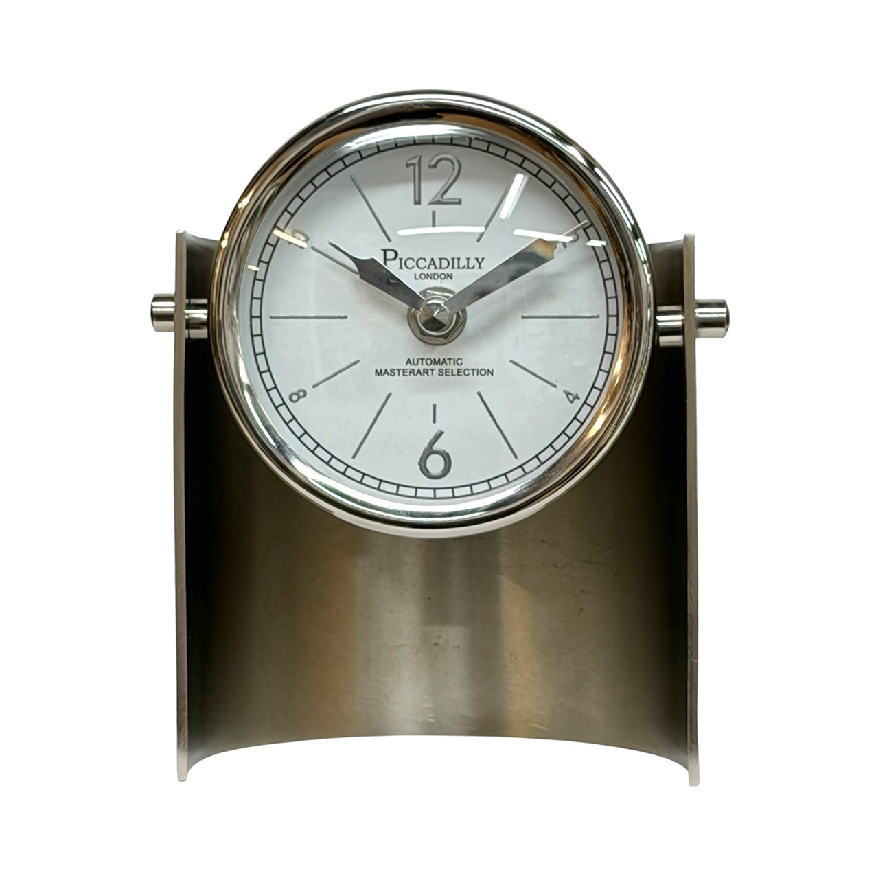 Round Clock Nickel