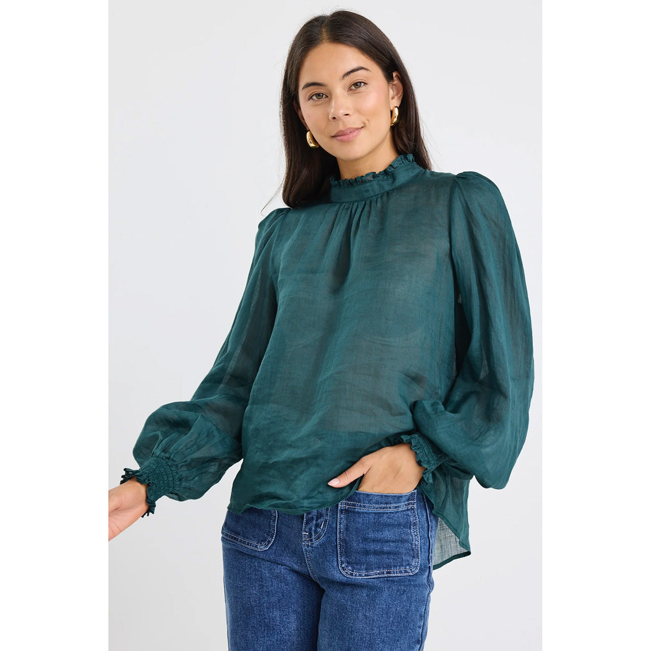 Poet Forest Long Sleeve Top