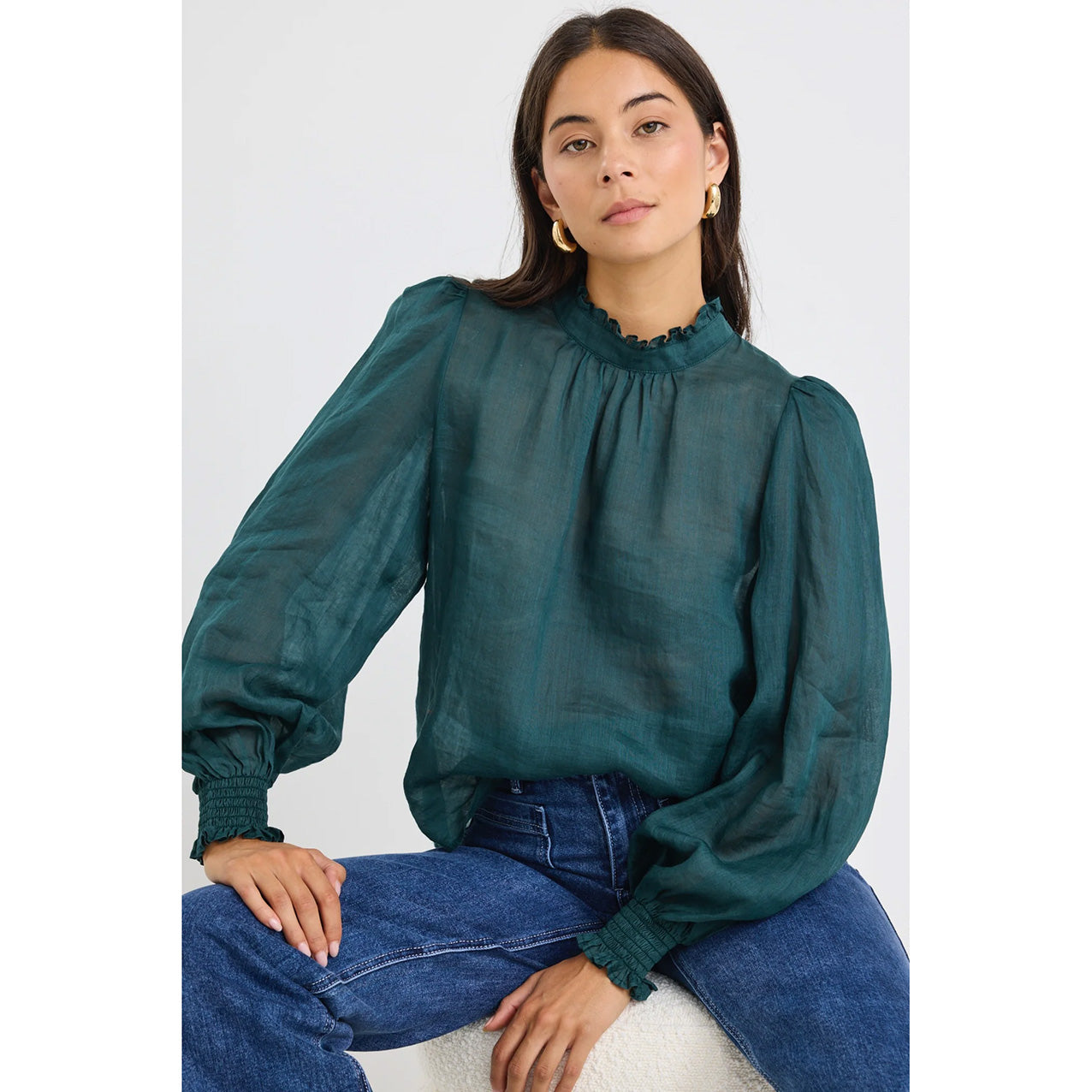 Poet Forest Long Sleeve Top