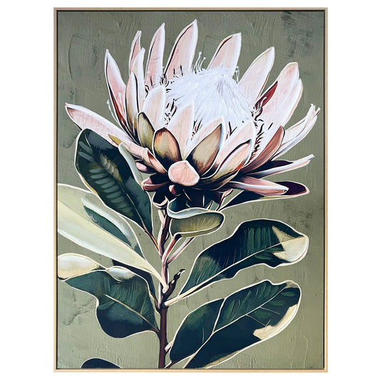 Protea Textured Canvas
