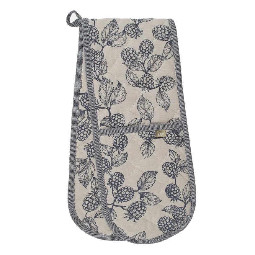 R&H Double Oven Glove Blue