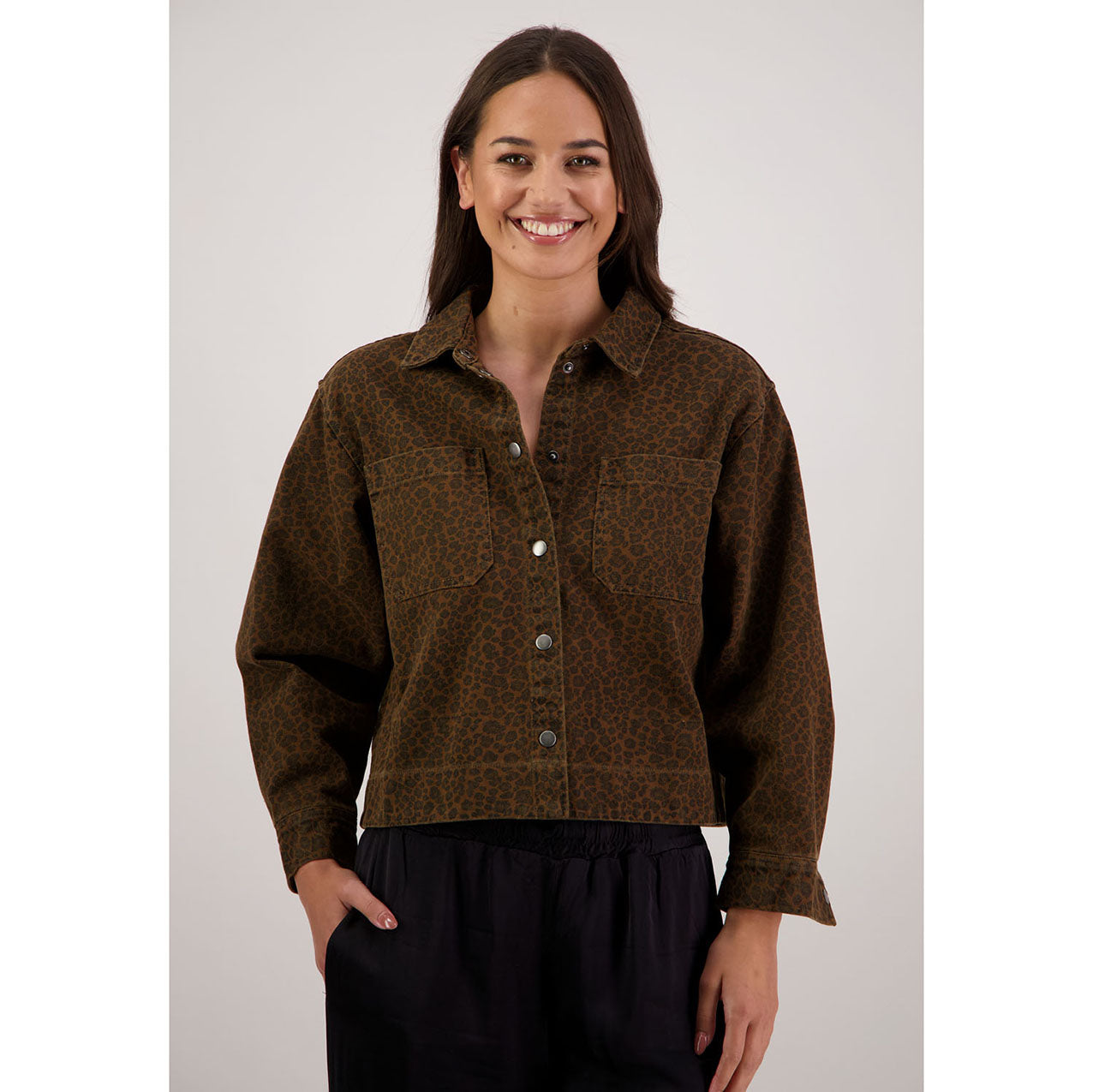 Raff Jacket Tan Animal