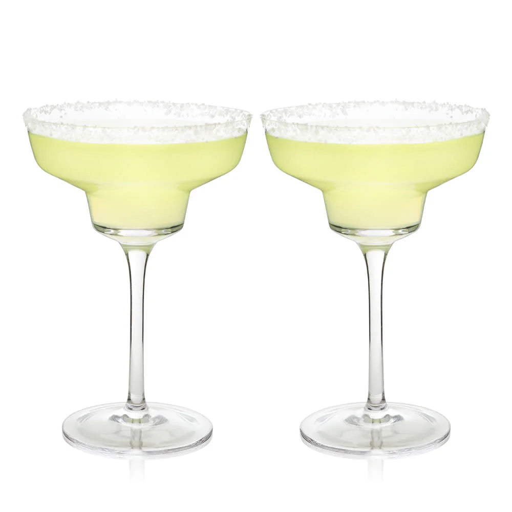 Viski Crystal Margarita Glasses