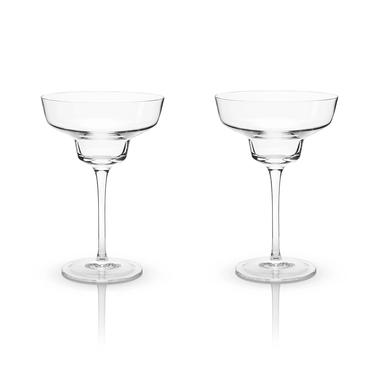 Crystal Margarita Glasses Set 2