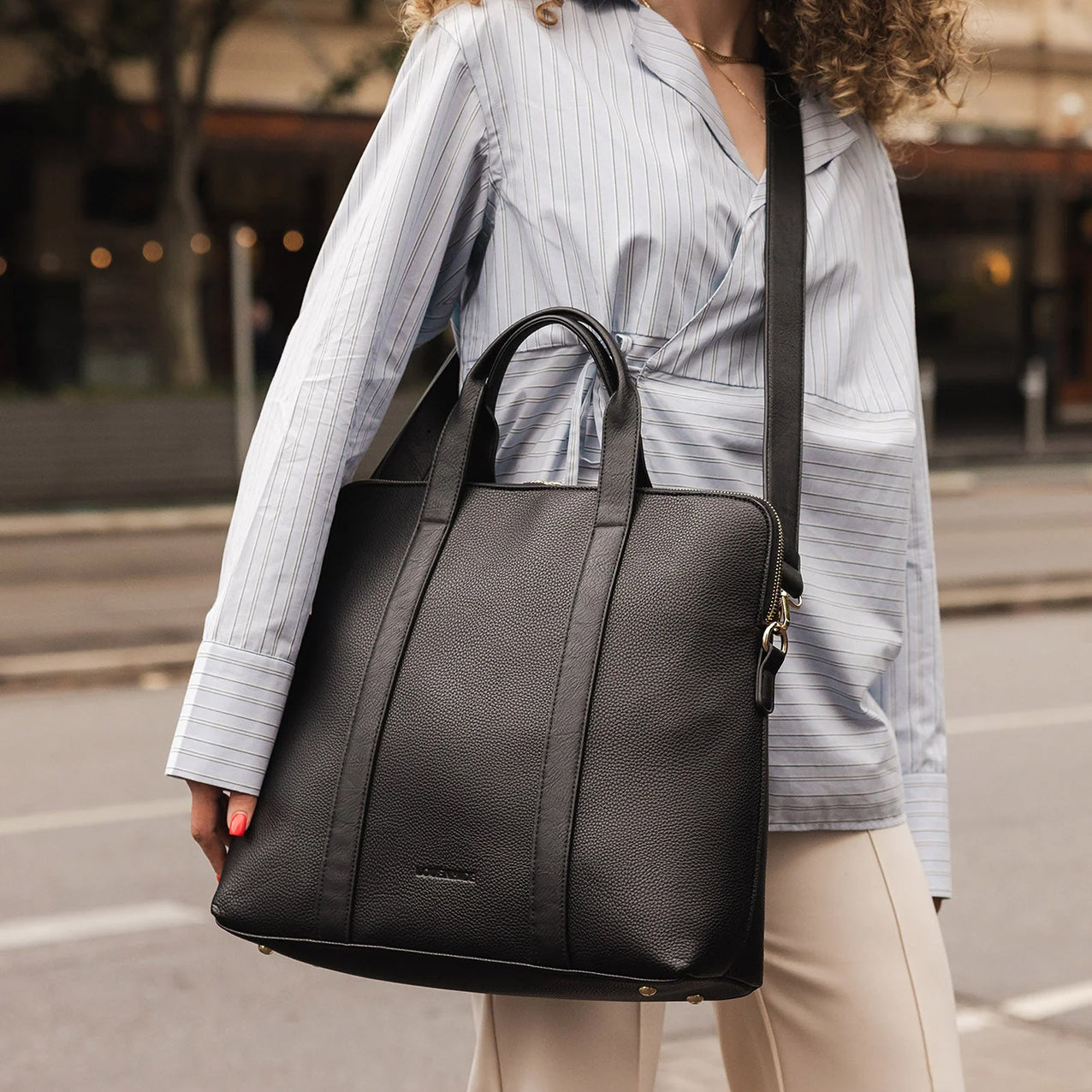 Rhodes Laptop Bag Black