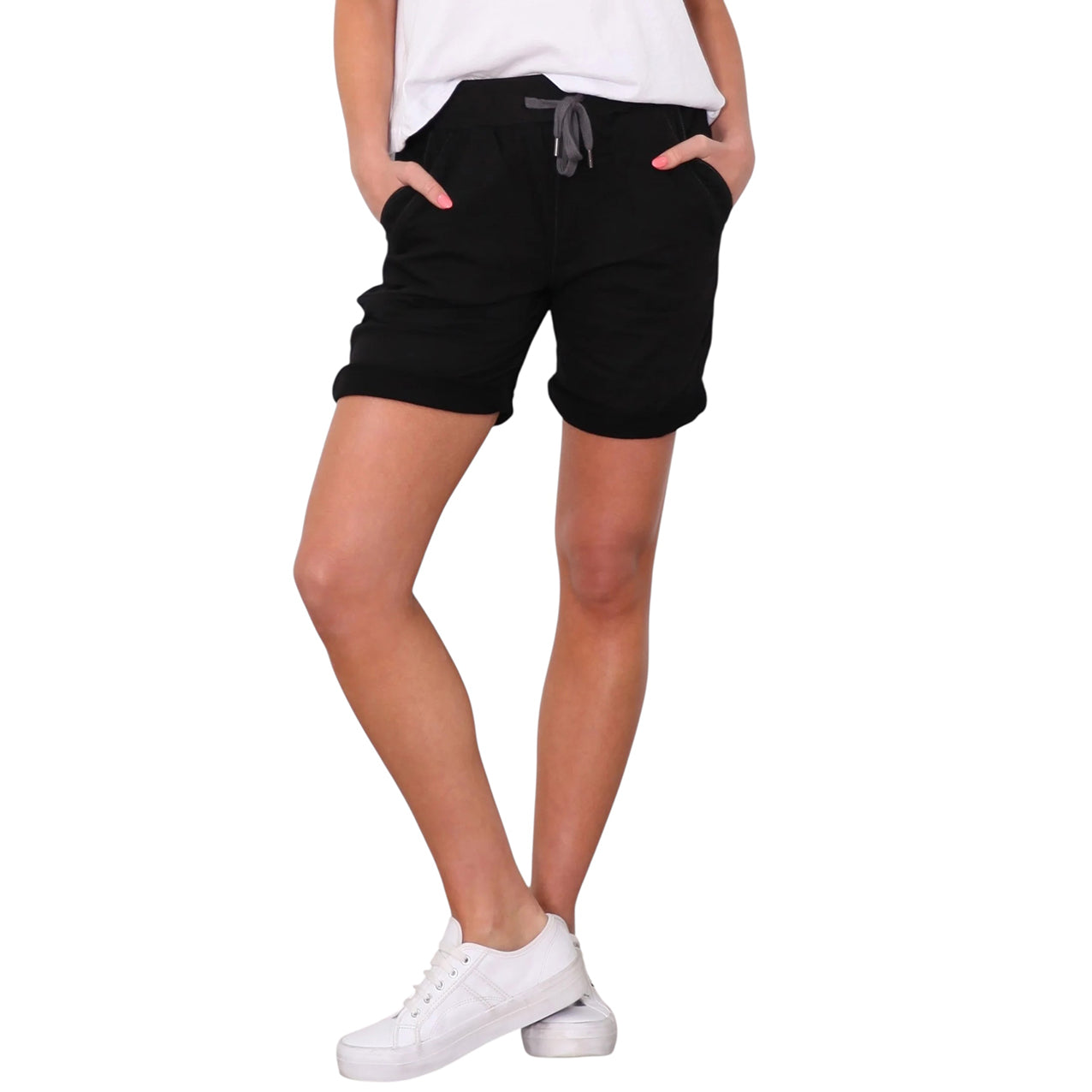 Riley Denim Short Black