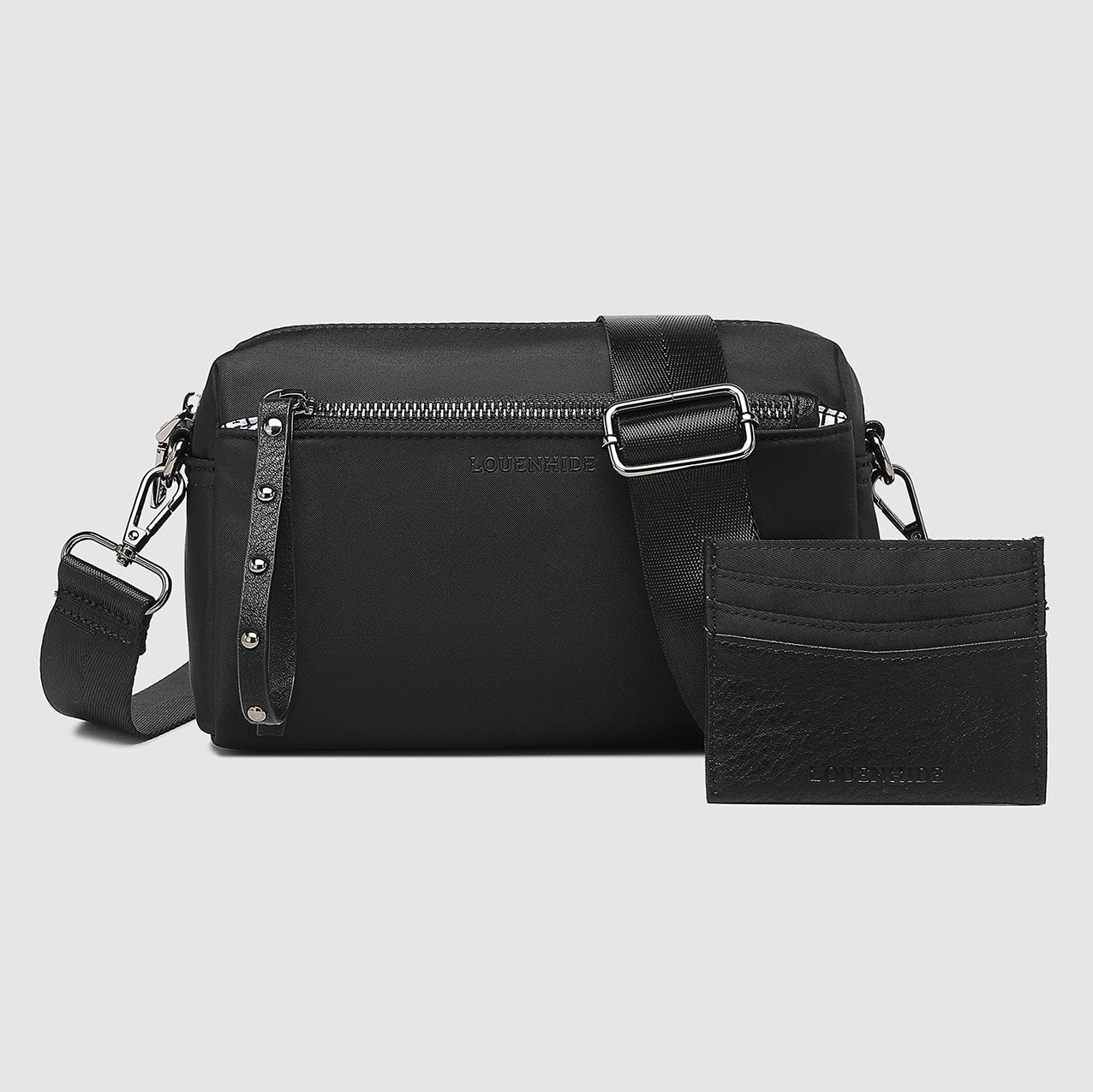 Rowie Nylon Crossbody Bag Black