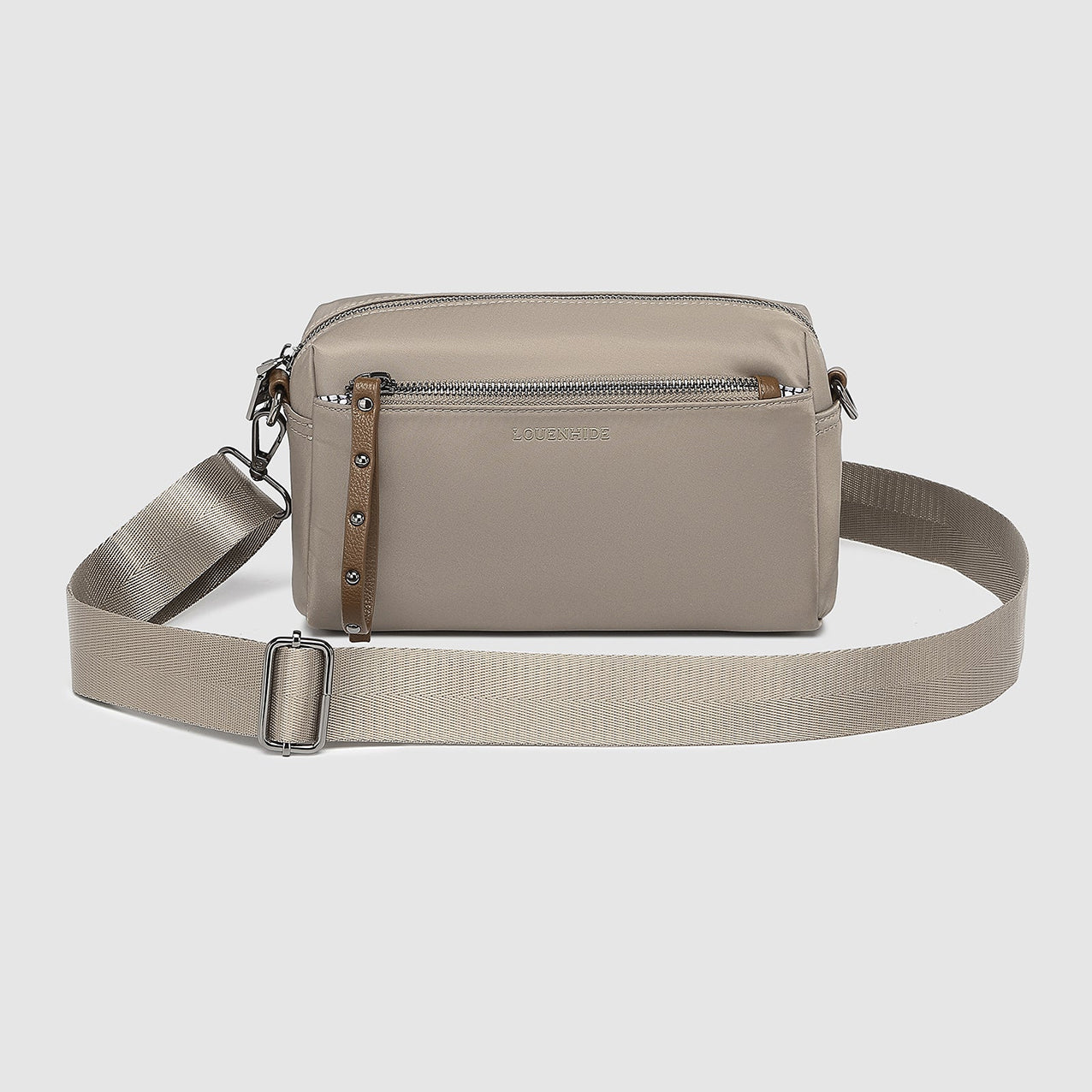 Rowie Nylon Crossbody Bag Coffee