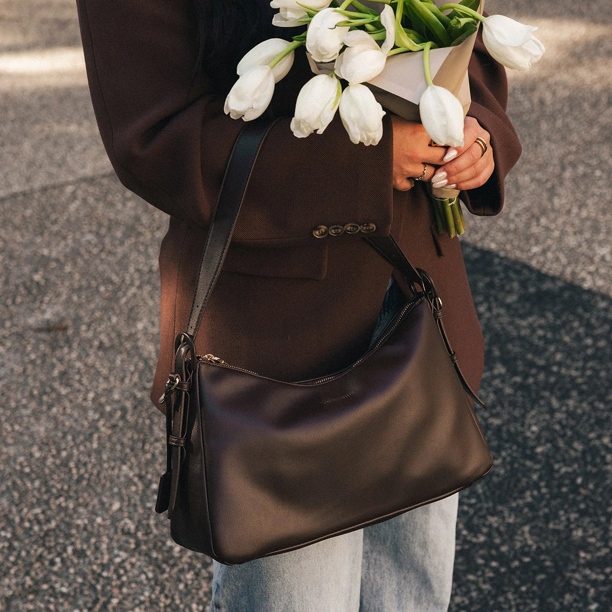 Roxanne Shoulder Bag Chocolate