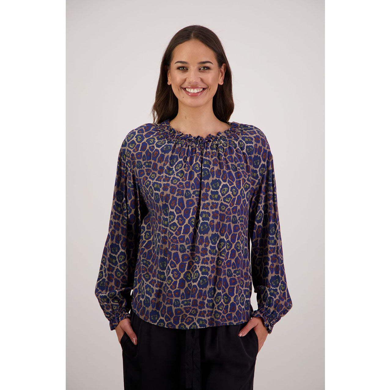 Rumer Top Antique Leopard