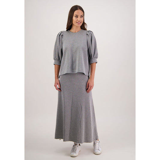 Rutherford Skirt Metallic Silver