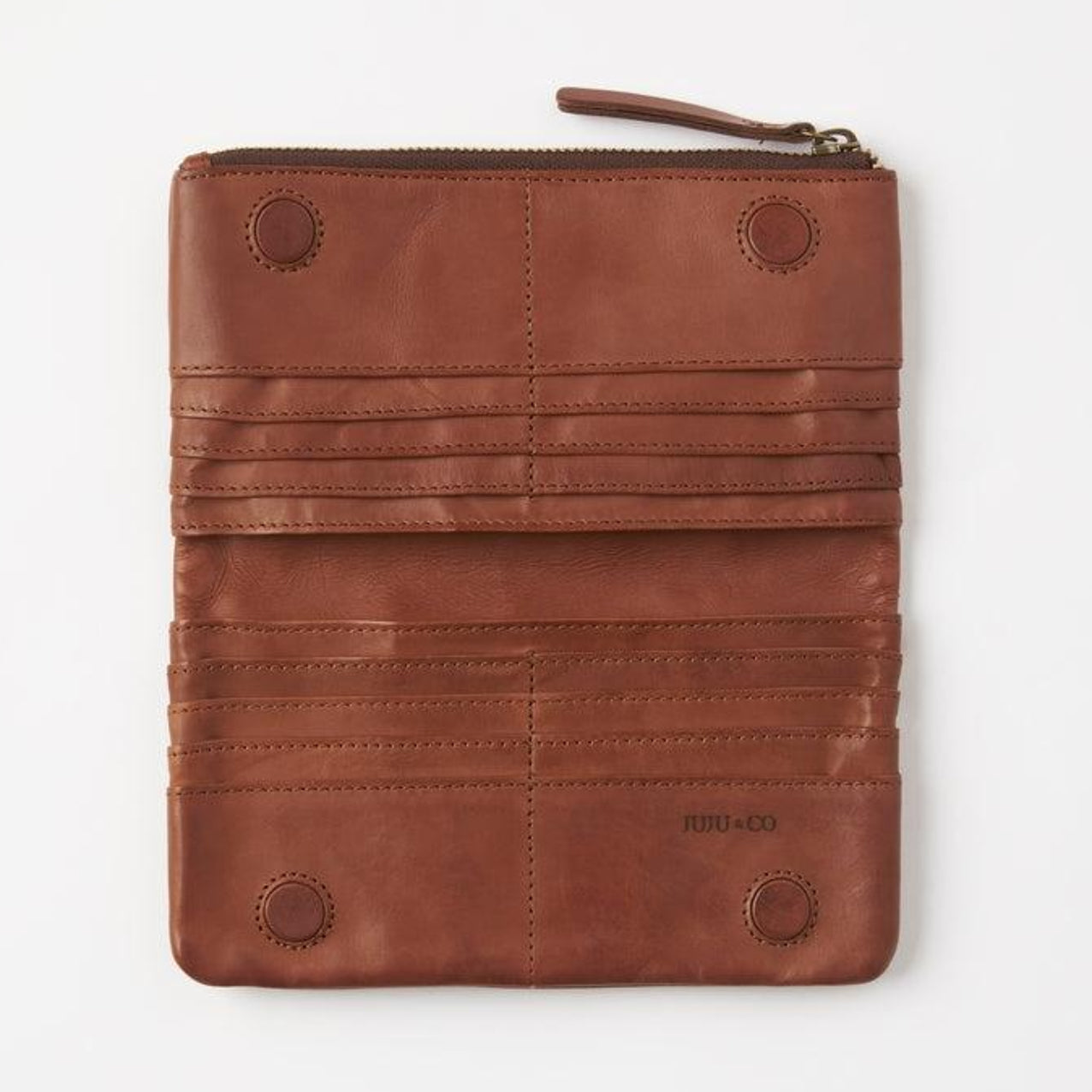 Large Capri Wallet Cognac