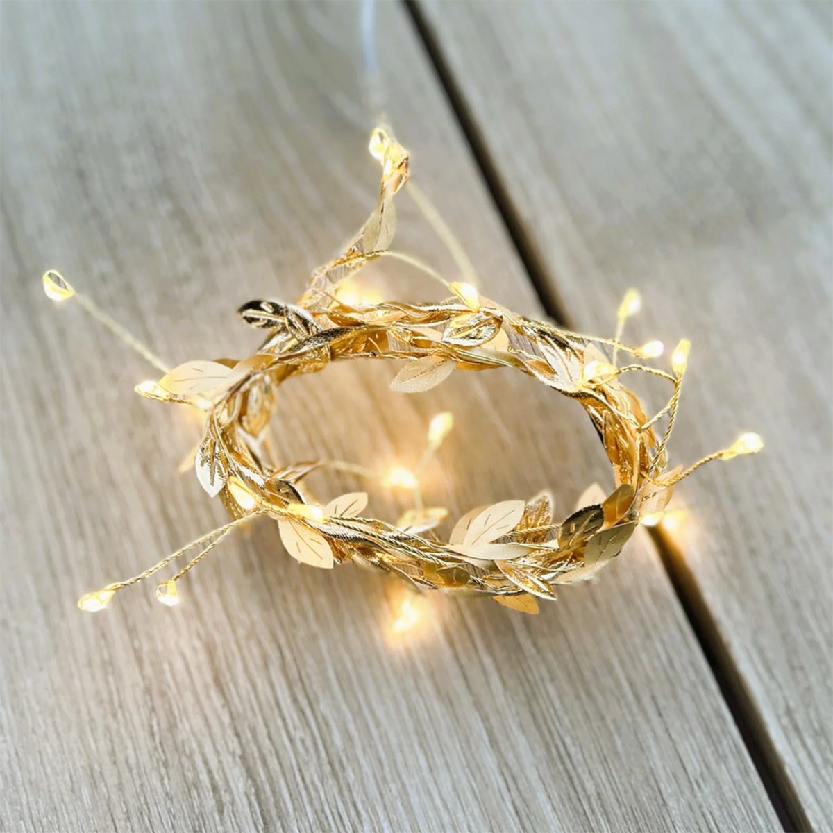 Gold Garland Fabric Seed Light 1.2