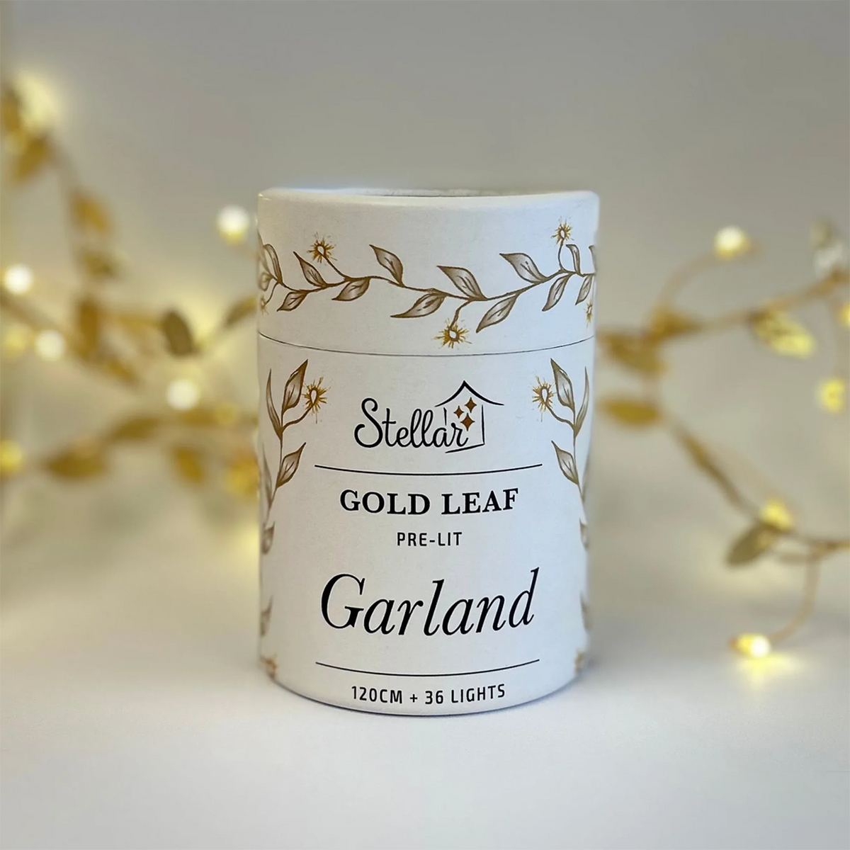 Gold Garland Fabric Seed Light 1.2