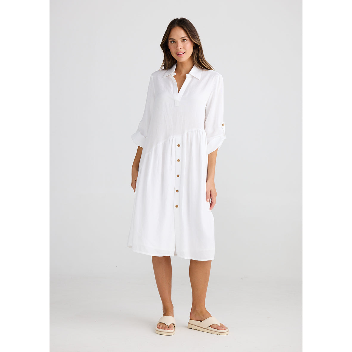 Havana Dress White