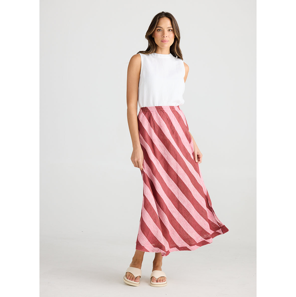 Holiday Sicily Skirt Porto Stripe