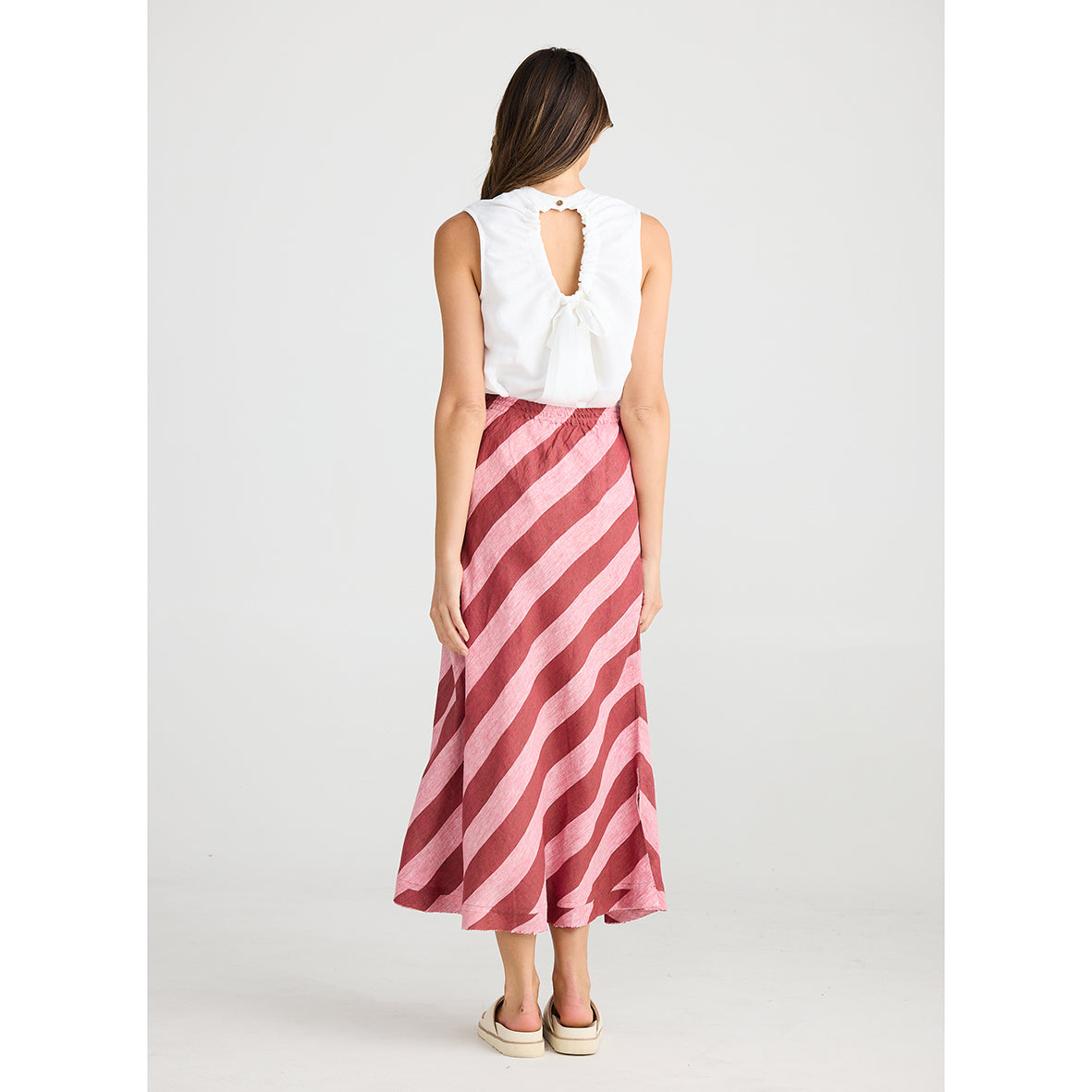 Sicily Skirt Porto Stripe