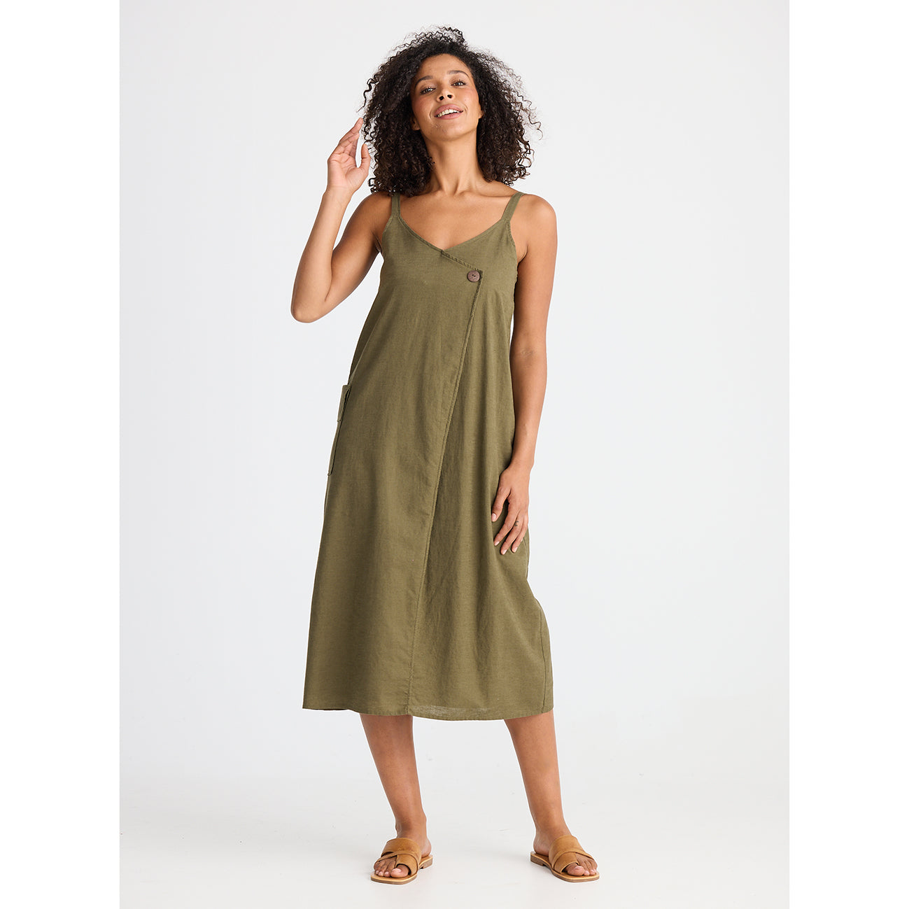 Nocelle Dress Khaki