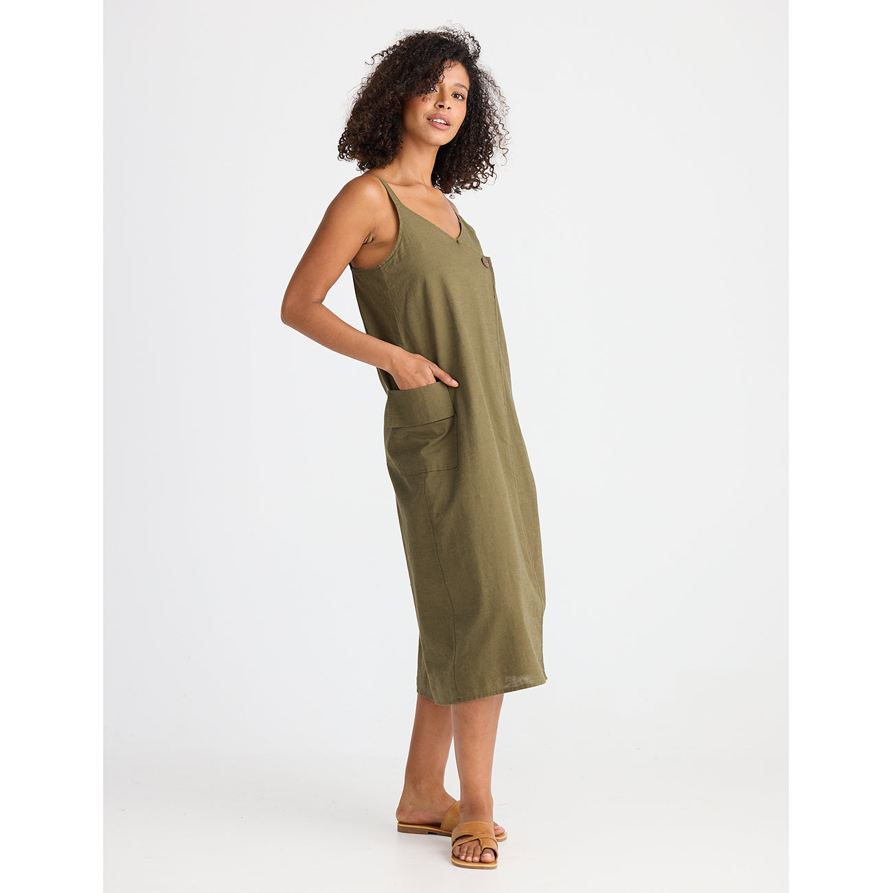 Nocelle Dress Khaki