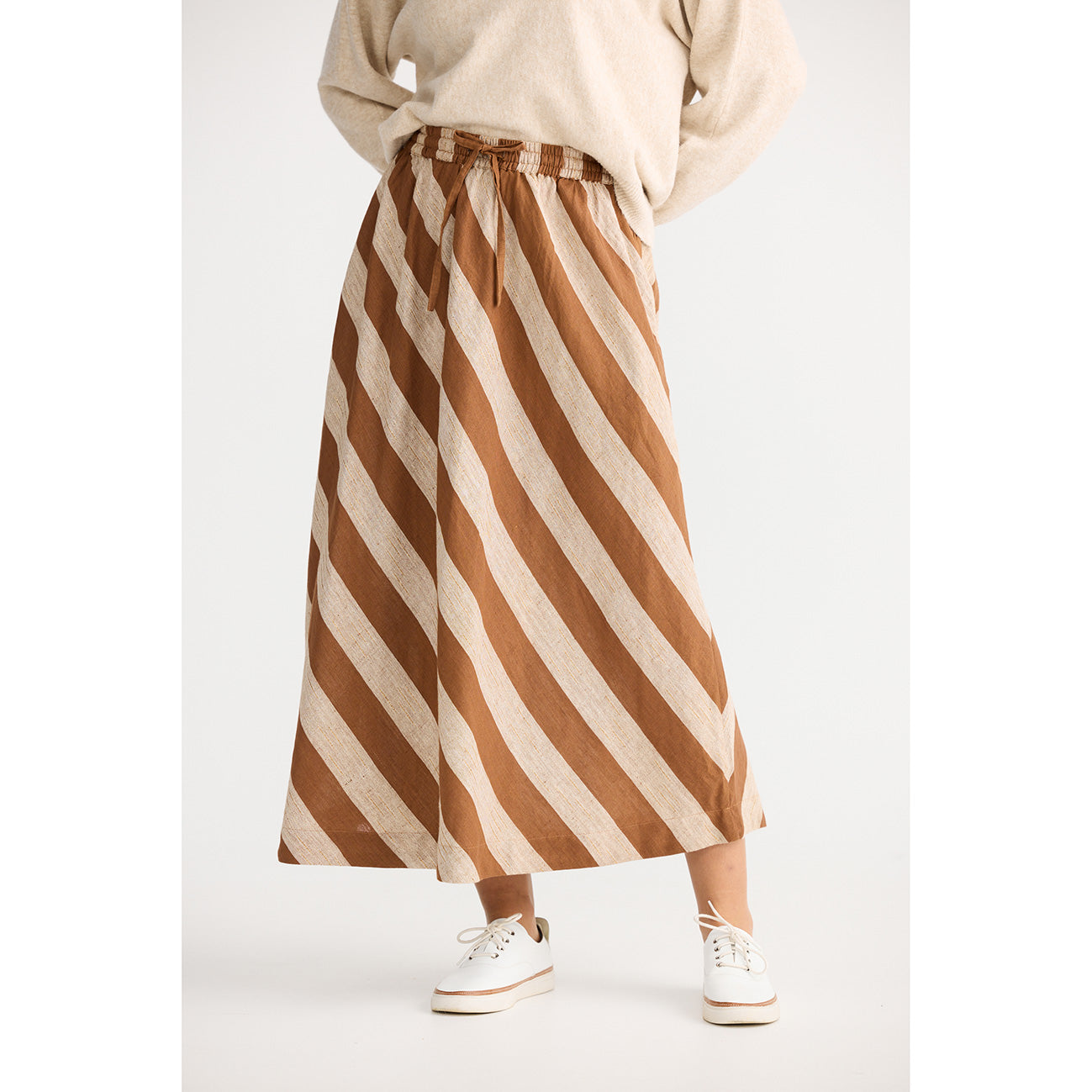 Nadia Skirt Sienna Stripe