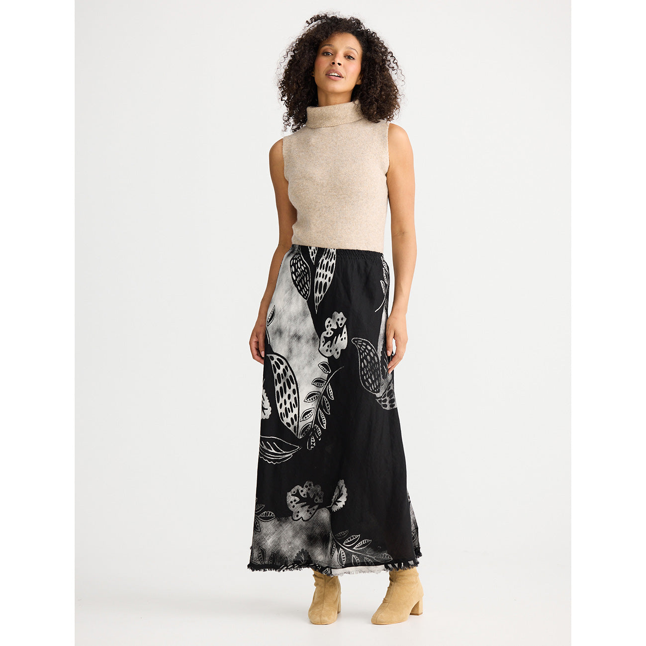 Sicily Skirt Sahara Bloom