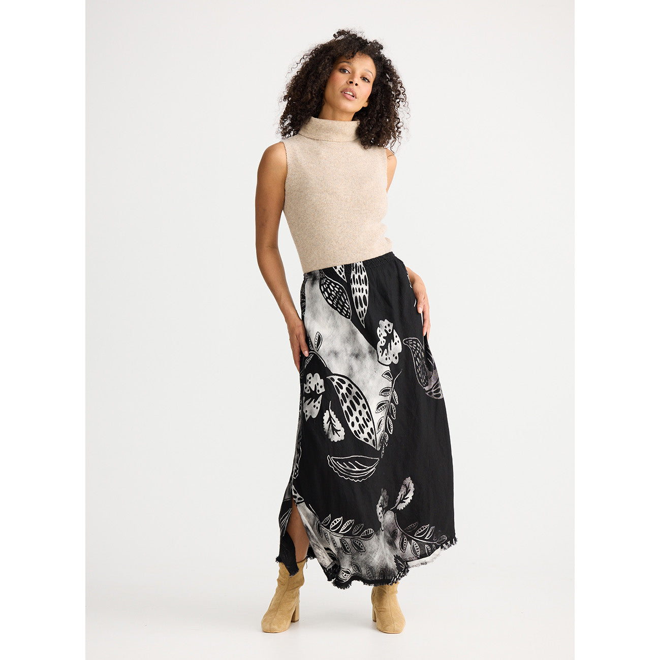 Sicily Skirt Sahara Bloom