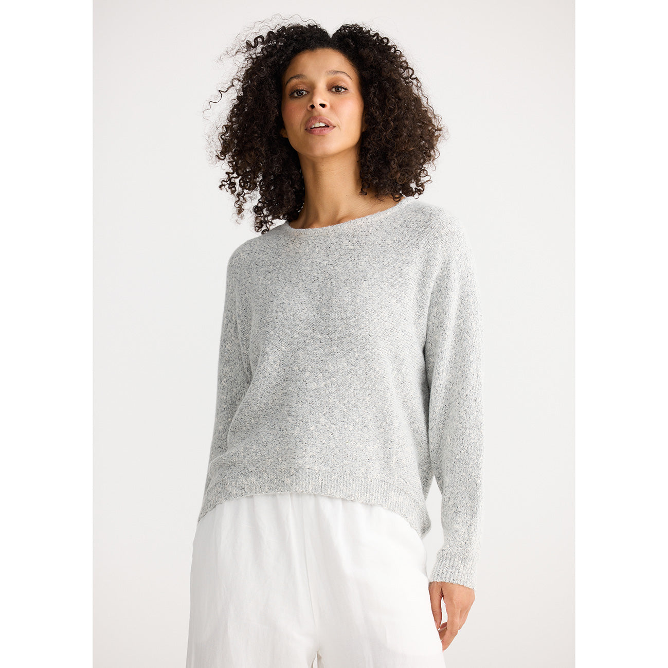 Freddie Knit Grey Marle