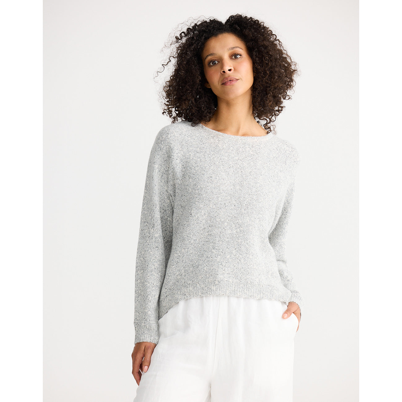 Freddie Knit Grey Marle