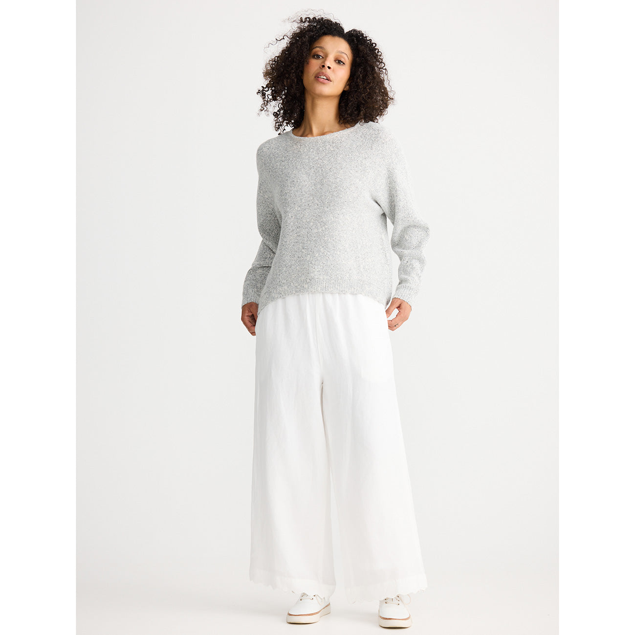 Freddie Knit Grey Marle